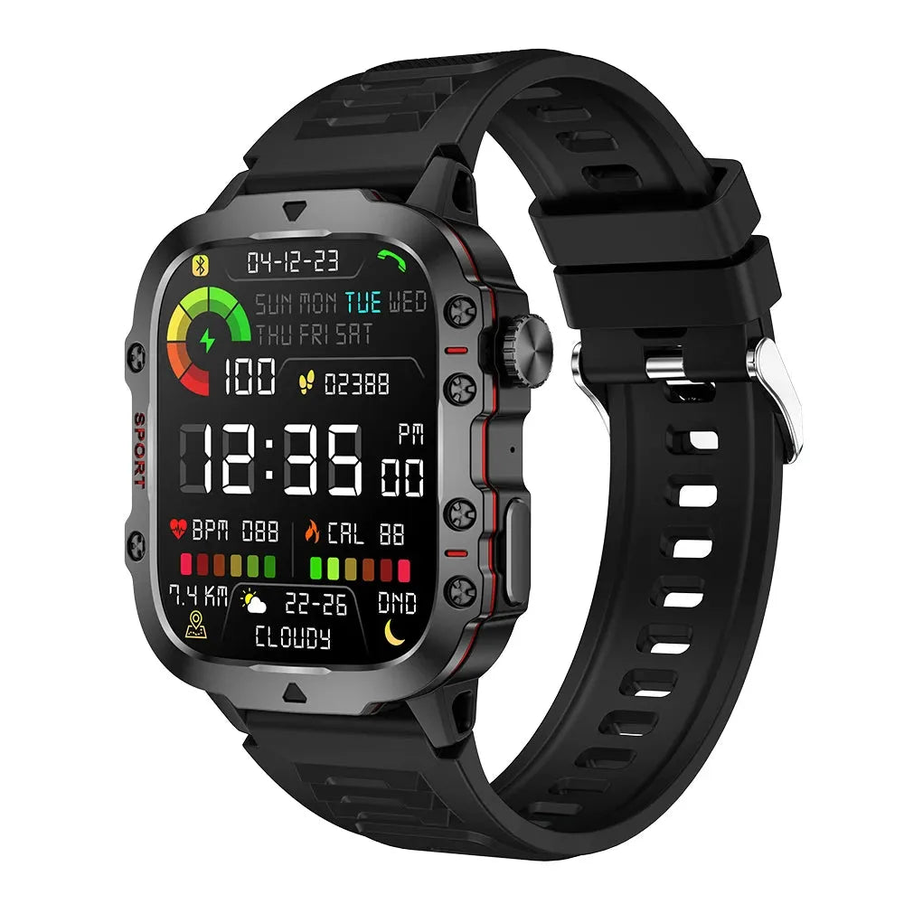 Smart Watch - Eco CRTORRS 1.96" IP68 Fitness | 2025 - Iron Phoenix GHG