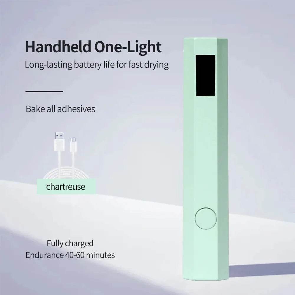 Handheld UV LED Nail Lamp (by YIKOOLIN) Eco 2025 - Iron Phoenix GHG