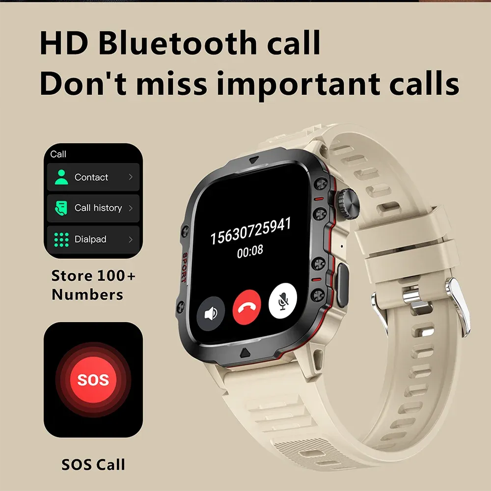 Smart Watch - Eco CRTORRS 1.96" IP68 Fitness | 2025 - Iron Phoenix GHG