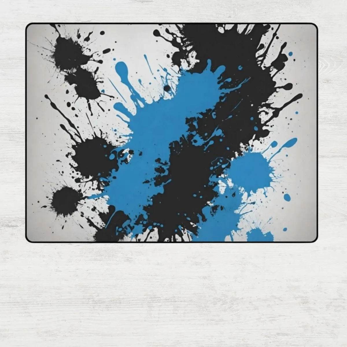 Abstract Gaming Area Rug - Dynamic Design for Stylish Game Rooms - Iron Phoenix GHG