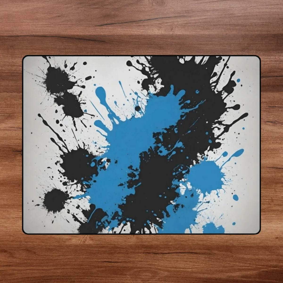 Abstract Gaming Area Rug - Dynamic Design for Stylish Game Rooms - Iron Phoenix GHG