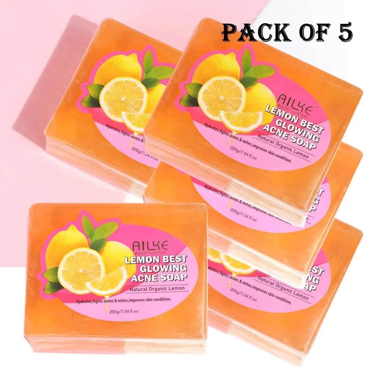 AILKE Lemon Soap for Brighter Clearer Smooth Skin - Iron Phoenix GHG