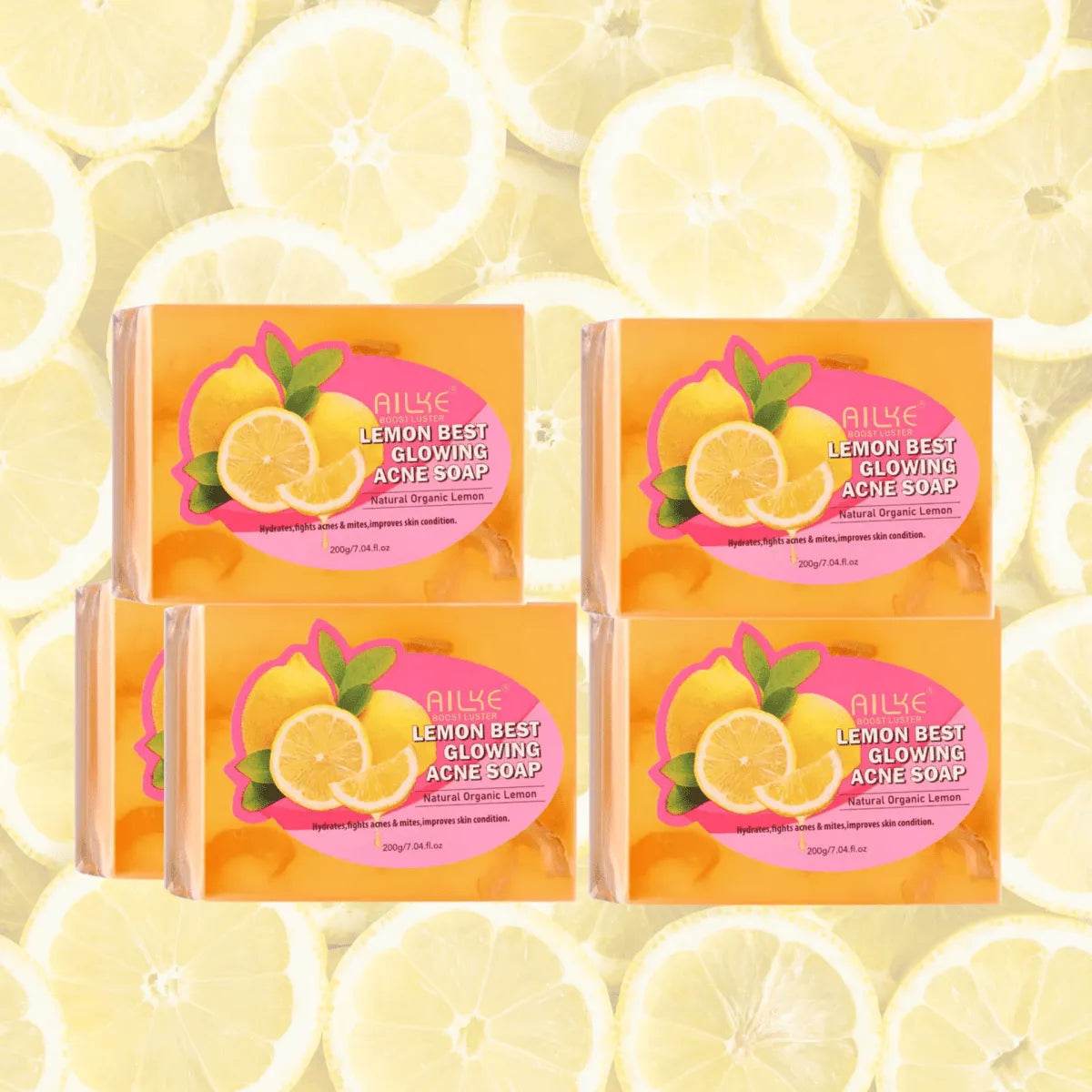 AILKE Lemon Soap for Brighter Clearer Smooth Skin - Iron Phoenix GHG