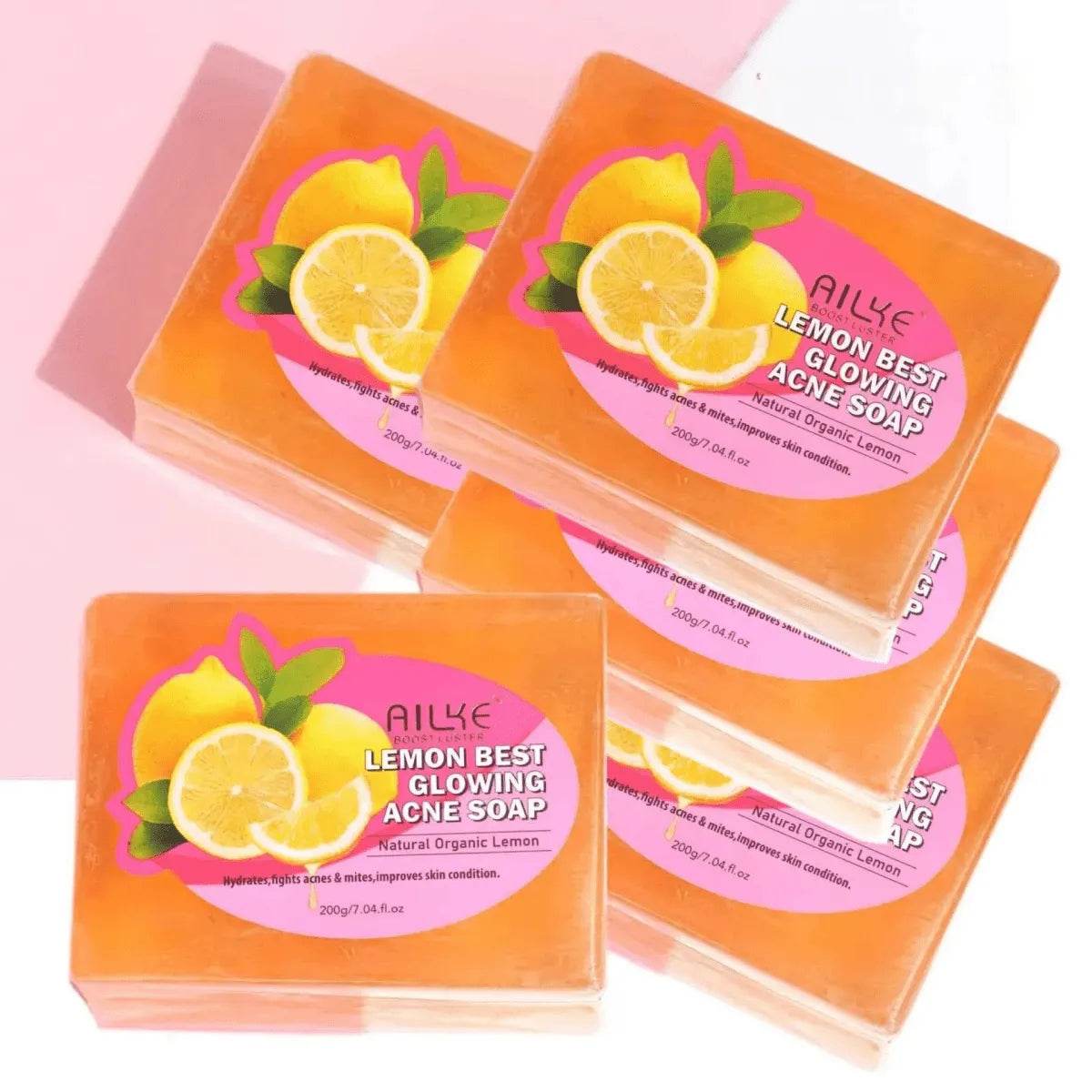 AILKE Lemon Soap for Brighter Clearer Smooth Skin - Iron Phoenix GHG