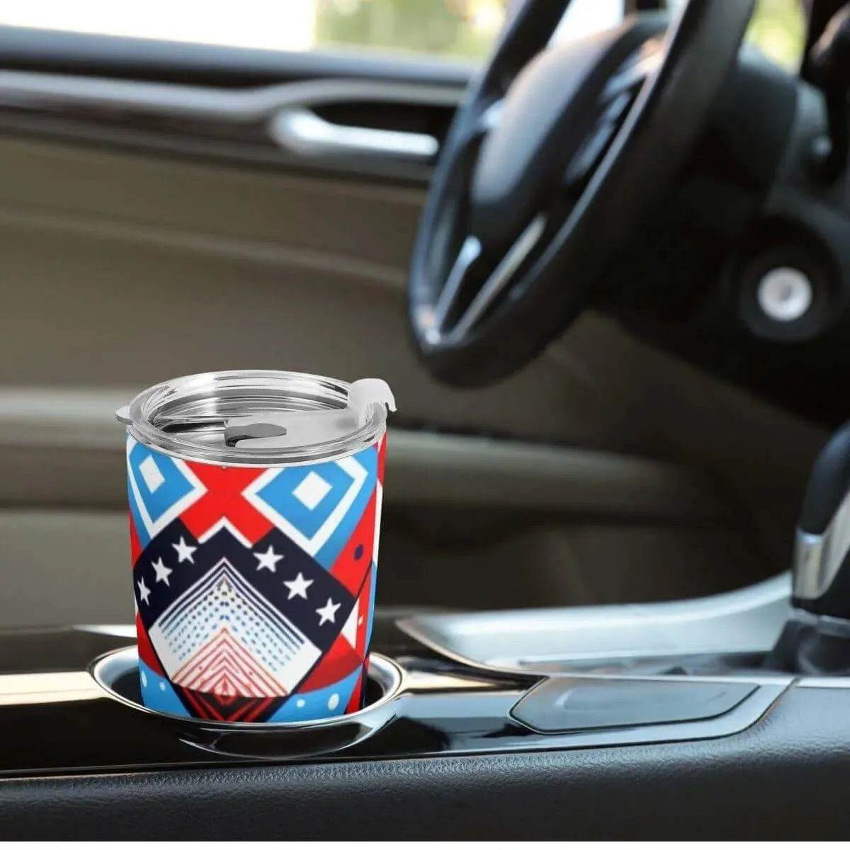 American Flag Car Cup - 600ML Patriotic Mug - Iron Phoenix GHG