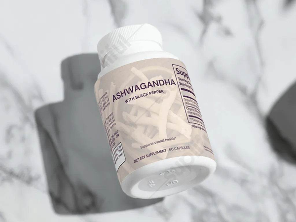Ashwagandha Capsules 60ct, Stress Relief, Adaptogen Calm - Iron Phoenix GHG