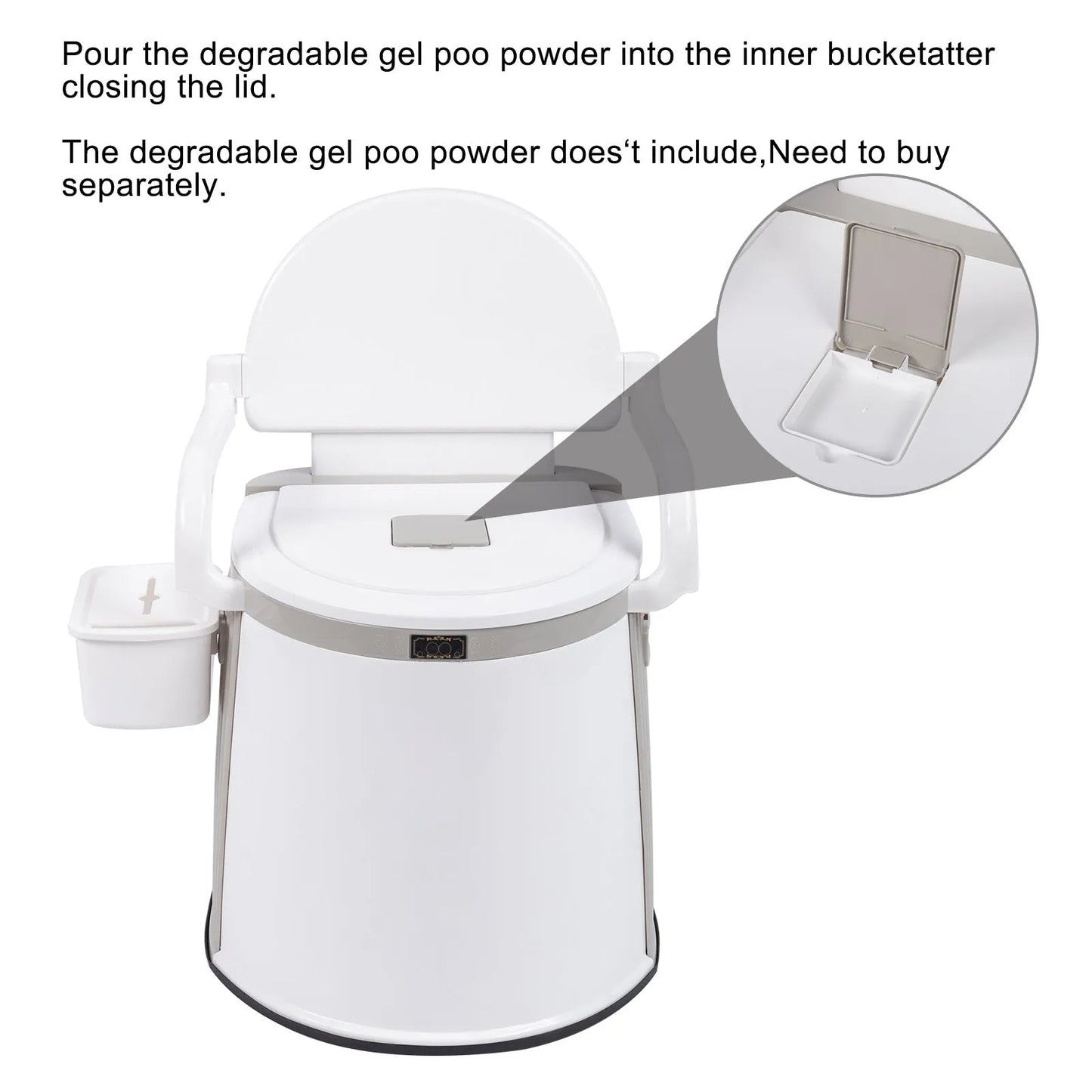 Gray White Ribbon Paper Box Anti Slip Strip Outdoor Toilet - Iron Phoenix GHG