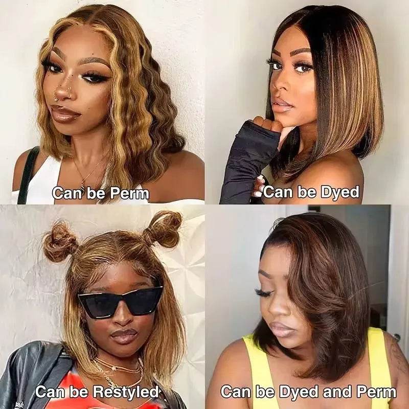 Bob Wig Ombre Brown 4-16 Inch 4/27 | Iron Phoenix GHG - Iron Phoenix GHG