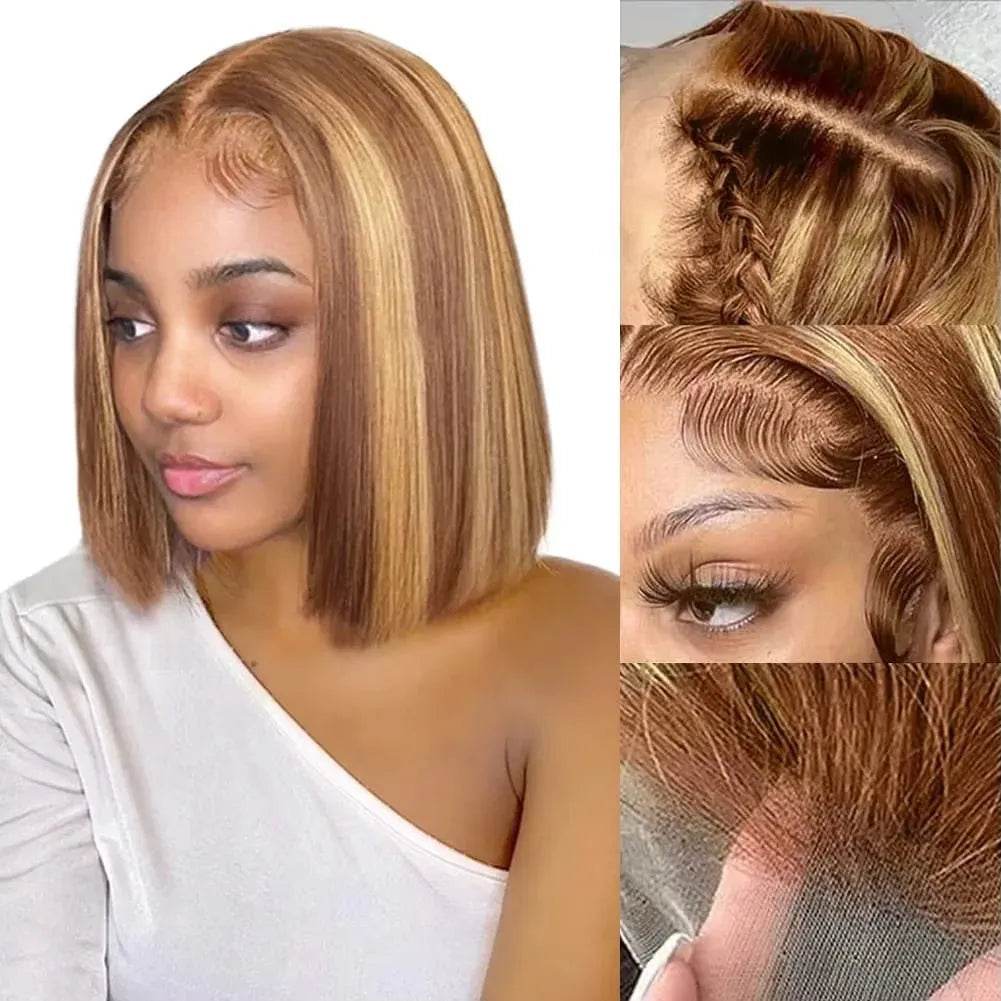 Bob Wig Ombre Brown 4-16 Inch 4/27 | Iron Phoenix GHG - Iron Phoenix GHG