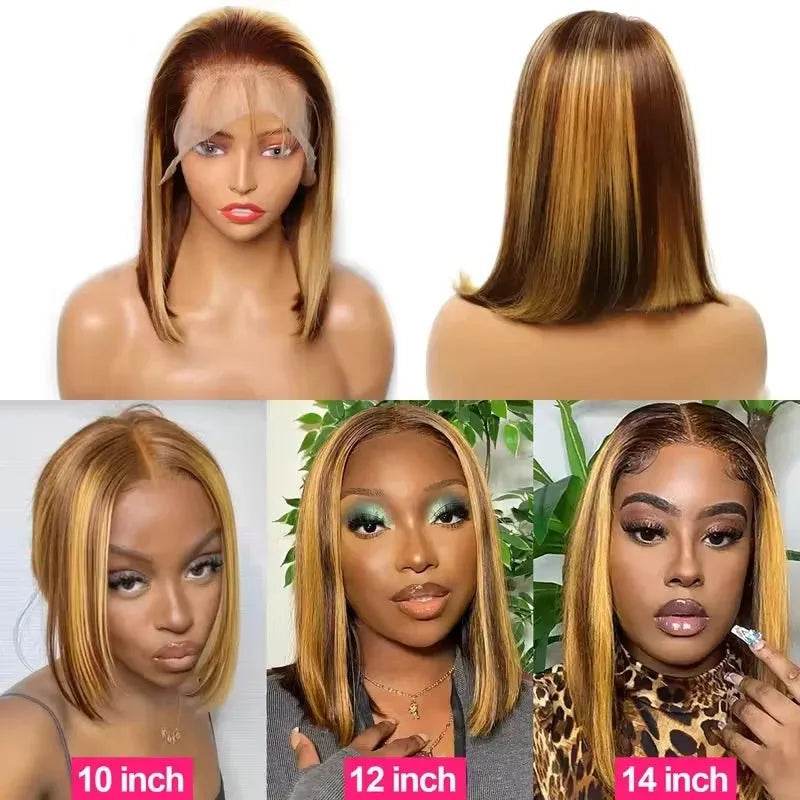 Bob Wig Ombre Brown 4-16 Inch 4/27 | Iron Phoenix GHG - Iron Phoenix GHG