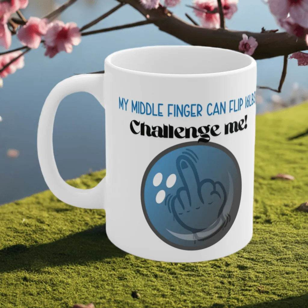 Bowling Challenge Mug - Humorous Gift - Iron Phoenix GHG