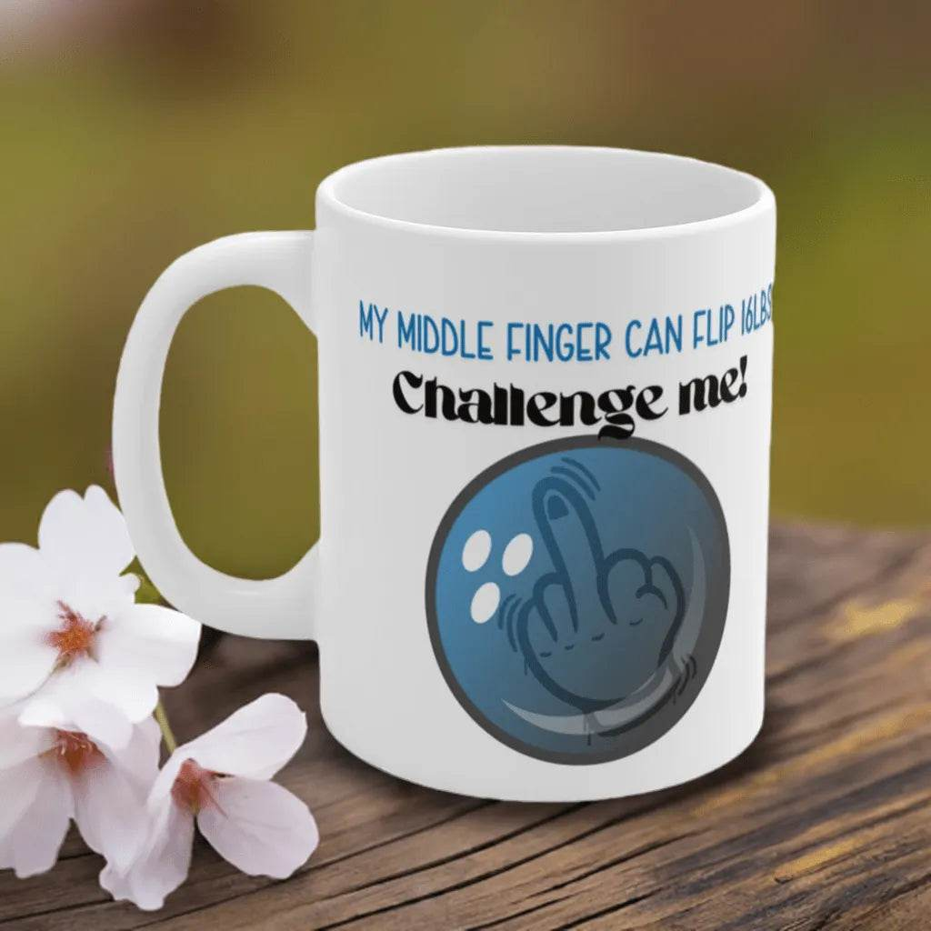 Bowling Challenge Mug - Humorous Gift - Iron Phoenix GHG