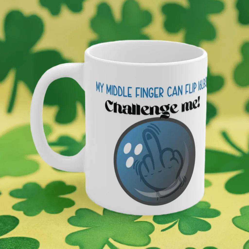 Bowling Challenge Mug - Humorous Gift - Iron Phoenix GHG