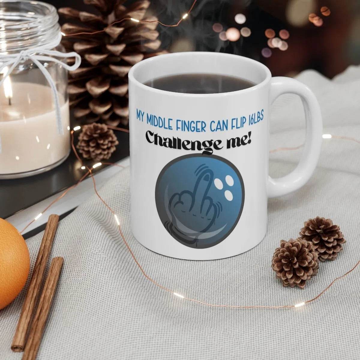 Bowling Challenge Mug - Humorous Gift - Iron Phoenix GHG