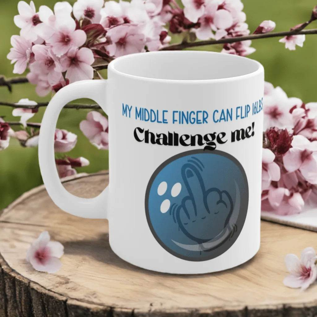Bowling Challenge Mug - Humorous Gift - Iron Phoenix GHG