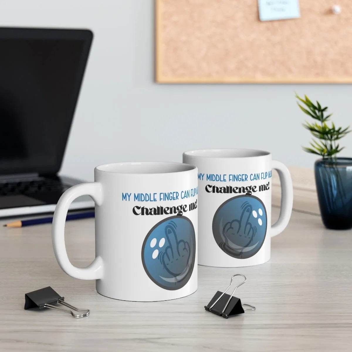Bowling Challenge Mug - Humorous Gift - Iron Phoenix GHG