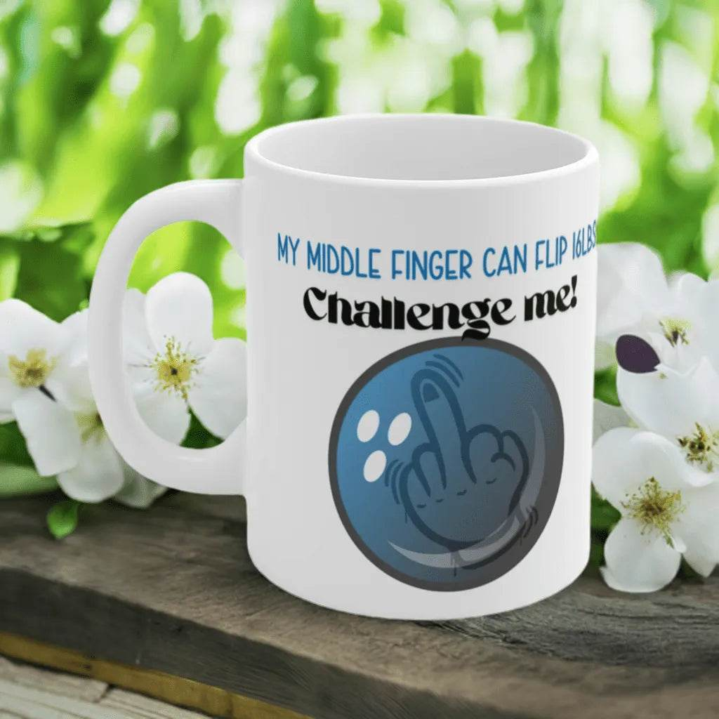 Bowling Challenge Mug - Humorous Gift - Iron Phoenix GHG