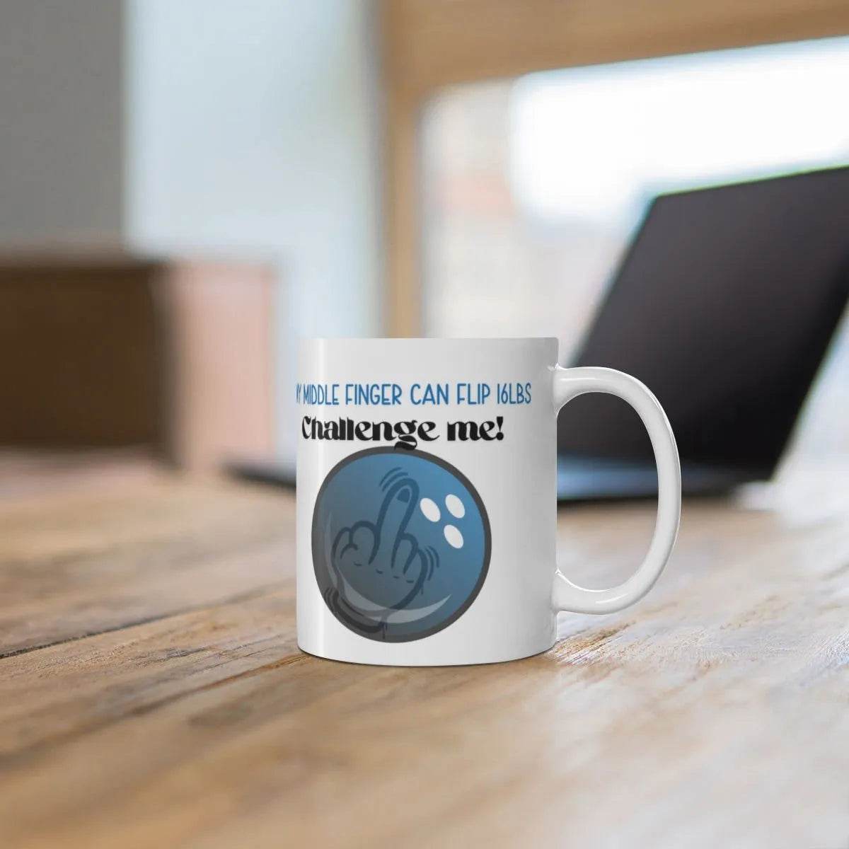 Bowling Challenge Mug - Humorous Gift - Iron Phoenix GHG