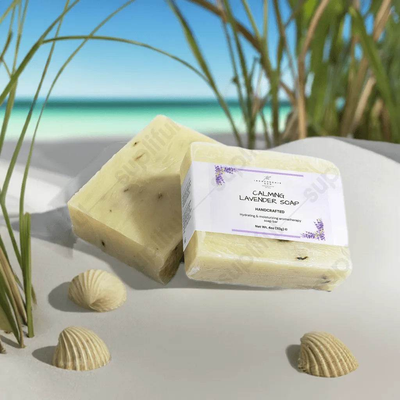 Calming Lavender Soap 4oz, Organic, Tranquil Skin - Iron Phoenix GHG