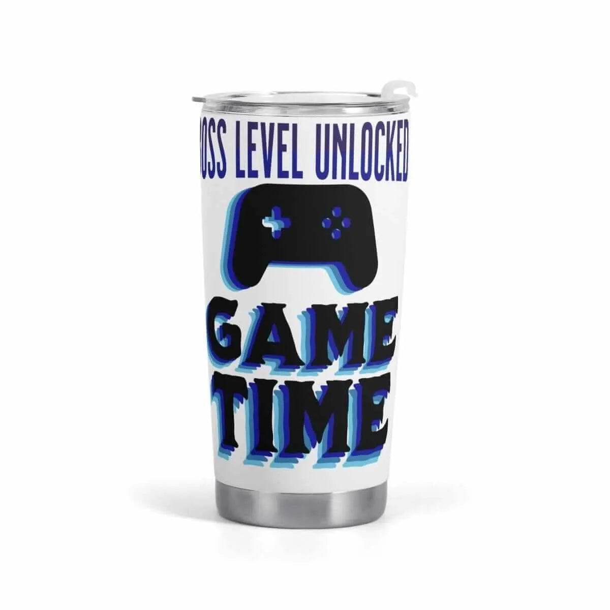 Car Cup Holder for Gamers - Galactic Design Travel Mug with Heat Retention - Iron Phoenix GHG