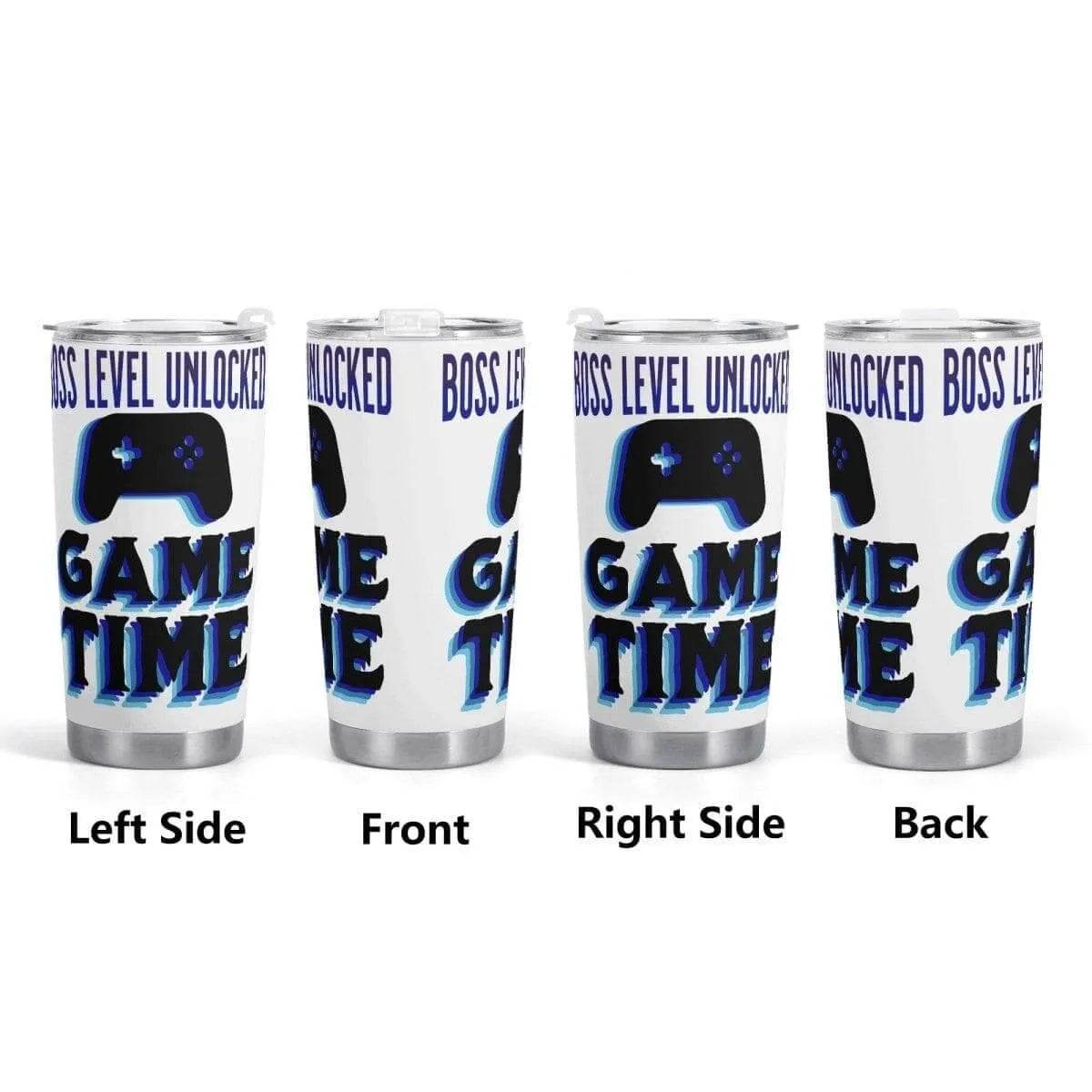 Car Cup Holder for Gamers - Galactic Design Travel Mug with Heat Retention - Iron Phoenix GHG