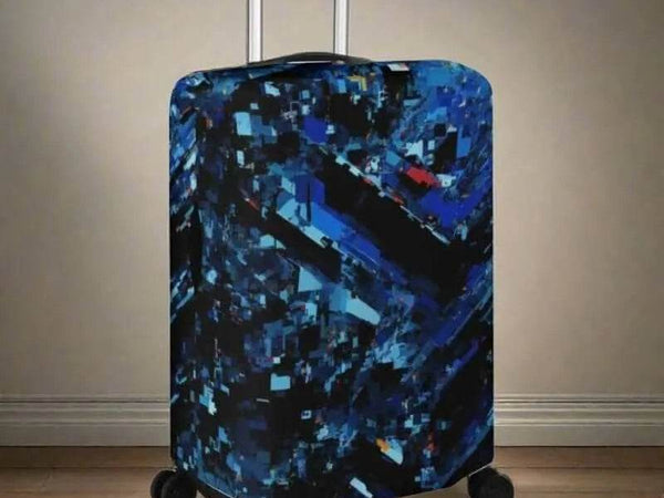 Crystal Cave Luggage Cover | Gamer Adventure Travel Gift - Iron Phoenix GHG