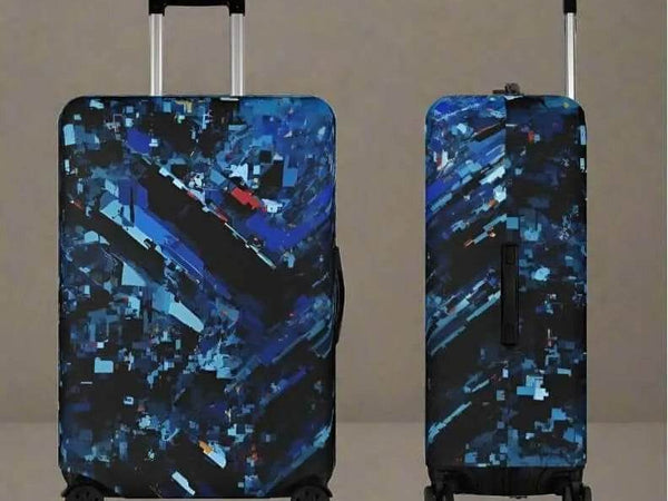 Crystal Cave Luggage Cover | Gamer Adventure Travel Gift - Iron Phoenix GHG
