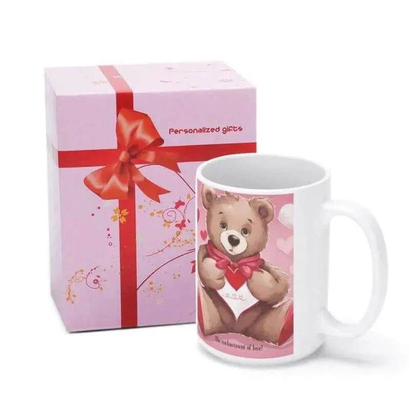 Coffee Mug with cute Teddy Bear - 15oz Gaming, Sports & Calm Joy - Iron Phoenix GHG