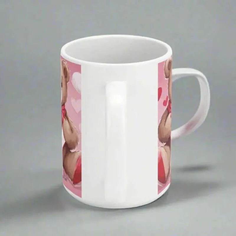 Coffee Mug with cute Teddy Bear - 15oz Gaming, Sports & Calm Joy - Iron Phoenix GHG