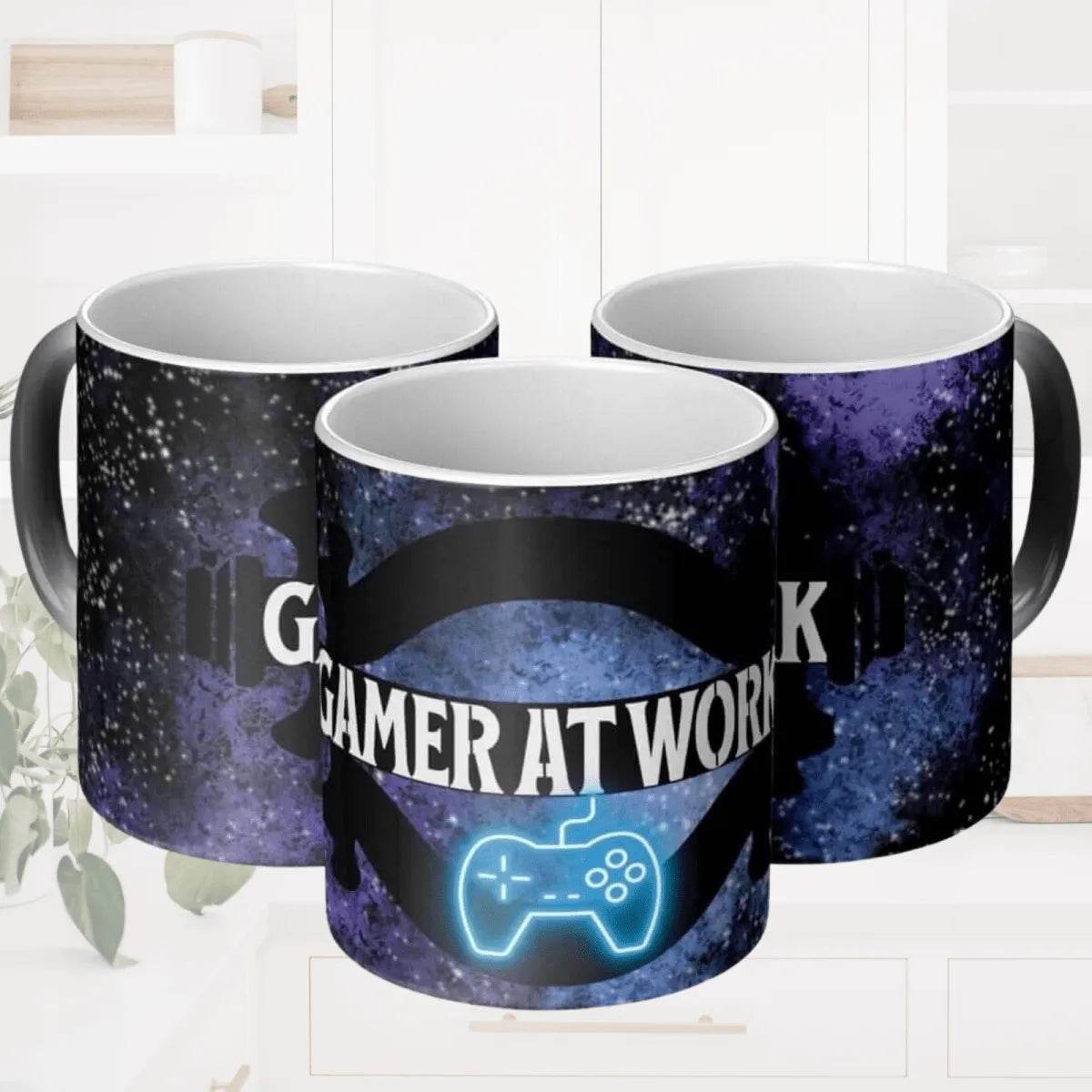 Color Changing Gamer Mug - Fun Thermal Cup for Gamers at Work - Iron Phoenix GHG