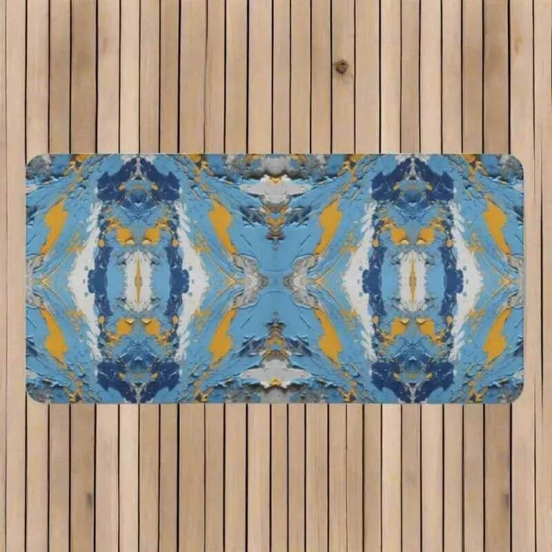 Colorful Bath Towel, Abstract Art, Eco-Friendly Fun - Iron Phoenix GHG