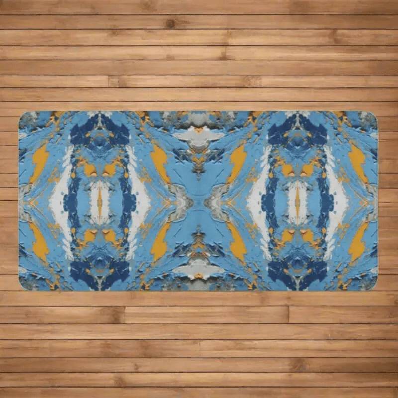 Colorful Bath Towel, Abstract Art, Eco-Friendly Fun - Iron Phoenix GHG