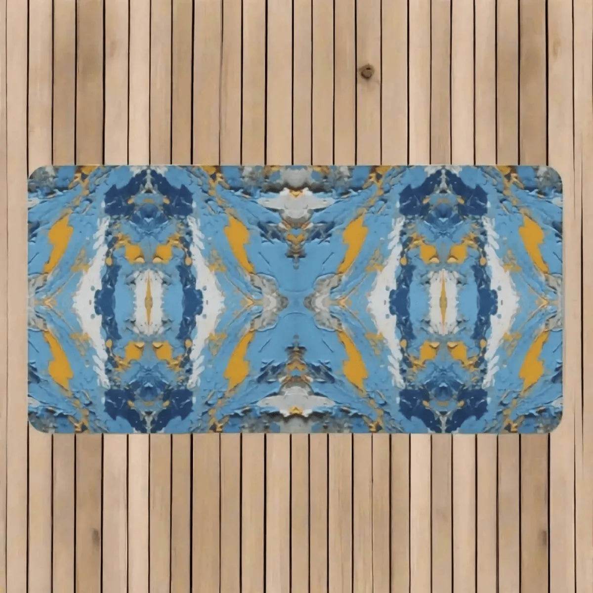 Colorful Bath Towel, Abstract Art, Eco-Friendly Fun - Iron Phoenix GHG