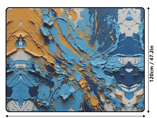 Van Gogh Style Rug | Starry Night Gaming and Yoga Mat - Iron Phoenix GHG