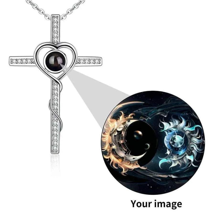 "Cross of Memories" Photo Necklace | Iron Phoenix GHG - Iron Phoenix GHG