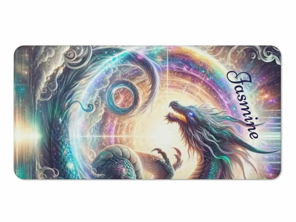 Personalized Dragon Towel | Custom Fantasy Bath Decor - Iron Phoenix GHG