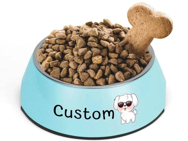 Custom Photo Pet Bowl | Personalized Dog and Cat Food Dish - Iron Phoenix GHG