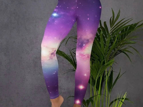 "Solar System" Galaxy Print Leggings | Iron Phoenix - Iron Phoenix GHG