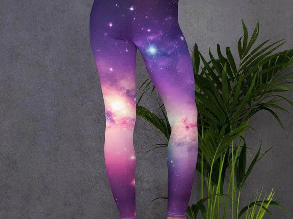 "Solar System" Galaxy Print Leggings | Iron Phoenix - Iron Phoenix GHG