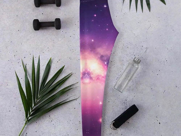 "Solar System" Galaxy Print Leggings | Iron Phoenix - Iron Phoenix GHG