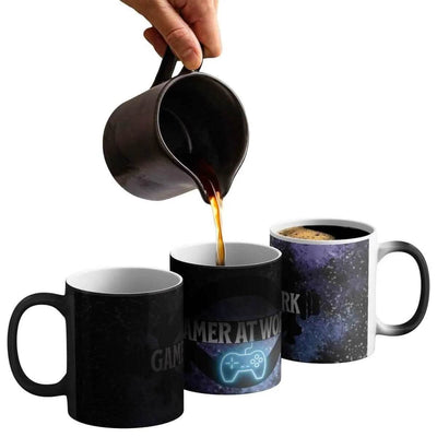 Gamer At Work Heat Changing Mug Shadowseeker | Iron Phoenix - Iron Phoenix GHG
