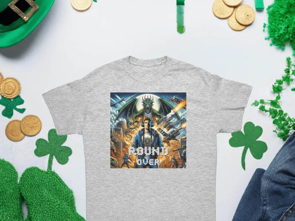 "Dragon Battle" Gamer T-Shirt by Shadowseeker | Iron Phoenix GHG - Iron Phoenix GHG