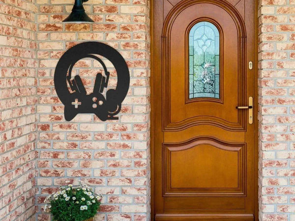 "Game On" Metal Wall Decor Gaming | Iron Phoenix GHG - Iron Phoenix GHG
