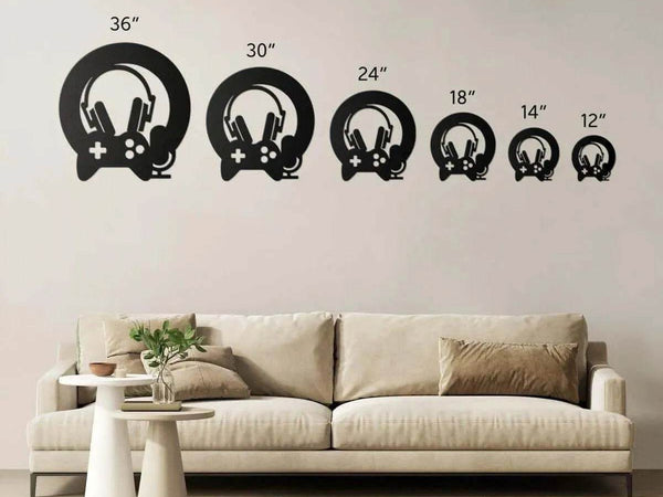 "Game On" Metal Wall Decor Gaming | Iron Phoenix GHG - Iron Phoenix GHG
