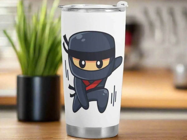 Personalized Ninja Warrior Travel Mug | Iron Phoenix GHG - Iron Phoenix GHG