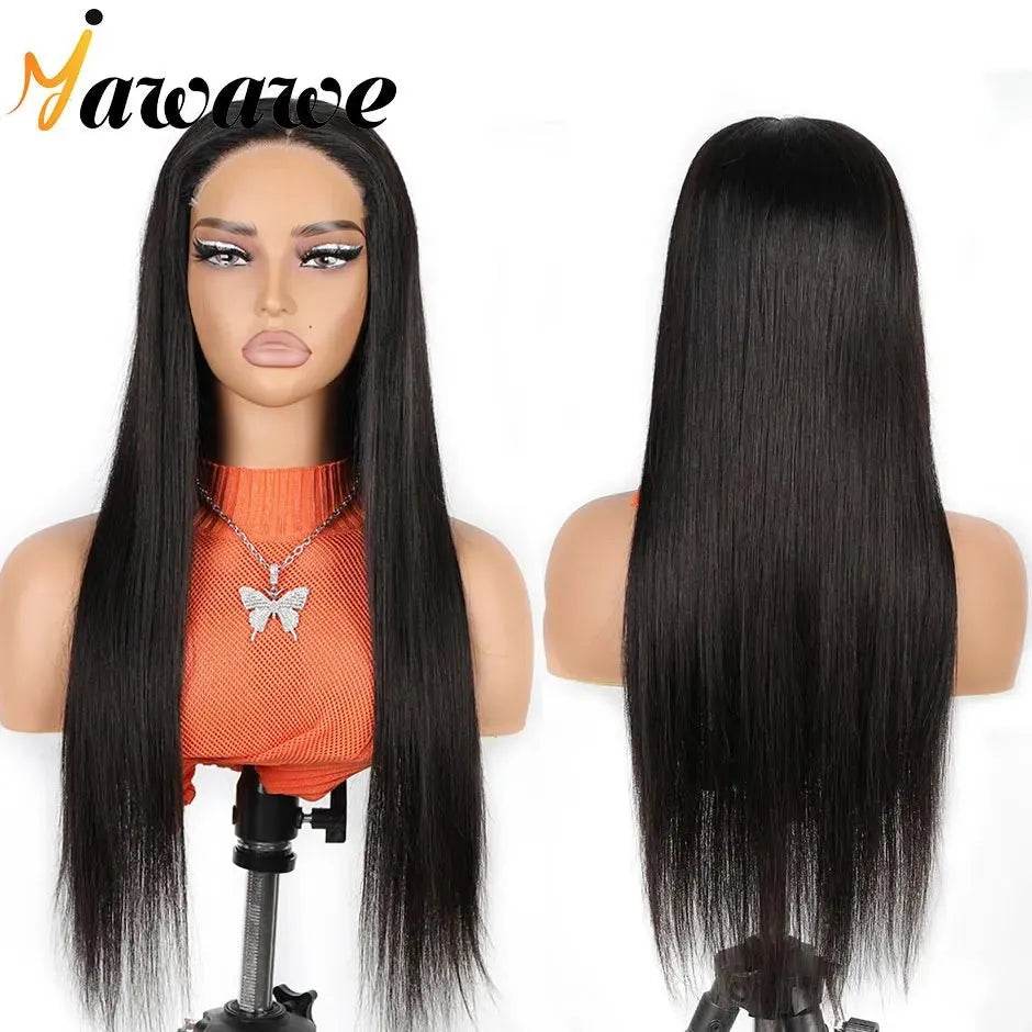 Black Straight Pretty Glueless Wig - Iron Phoenix GHG
