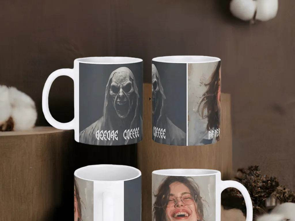 "Before Coffee" Personalized Zombie Mug| Iron Phoenix GHG - Iron Phoenix GHG