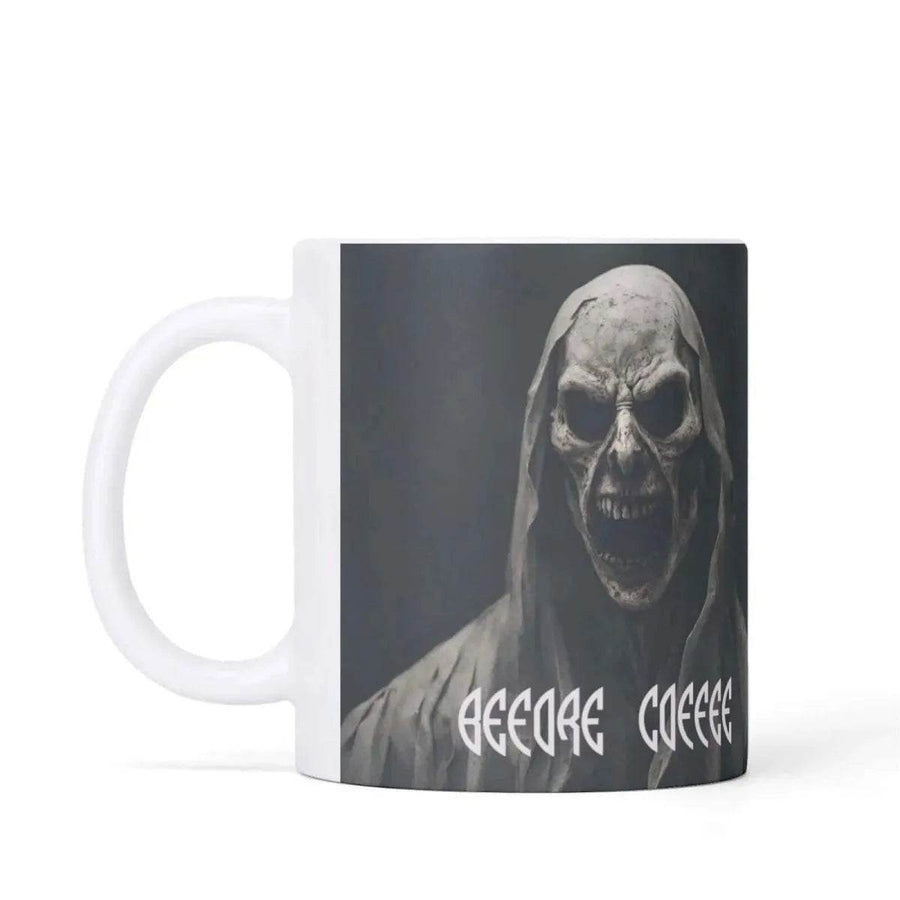 "Before Coffee" Personalized Zombie Mug| Iron Phoenix GHG - Iron Phoenix GHG
