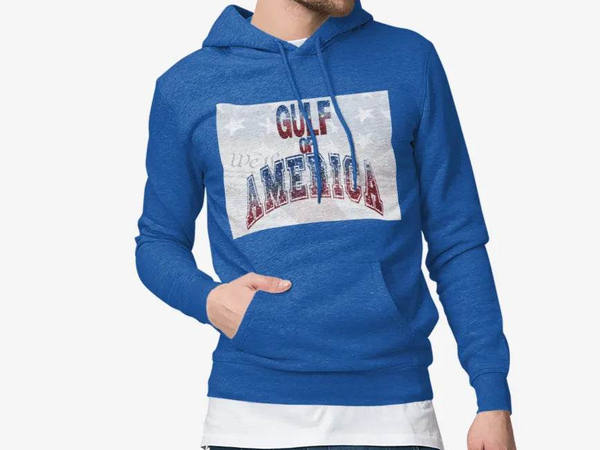Gulf of America Hoodie | Patriotic Heavy Blend Sweatshirt - Iron Phoenix GHG