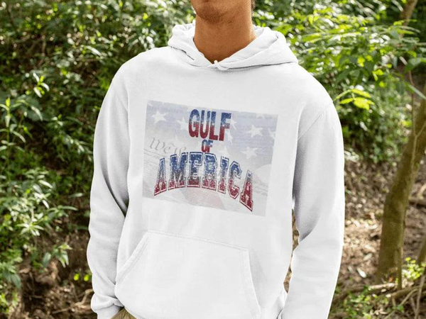 Gulf of America Hoodie | Patriotic Heavy Blend Sweatshirt - Iron Phoenix GHG